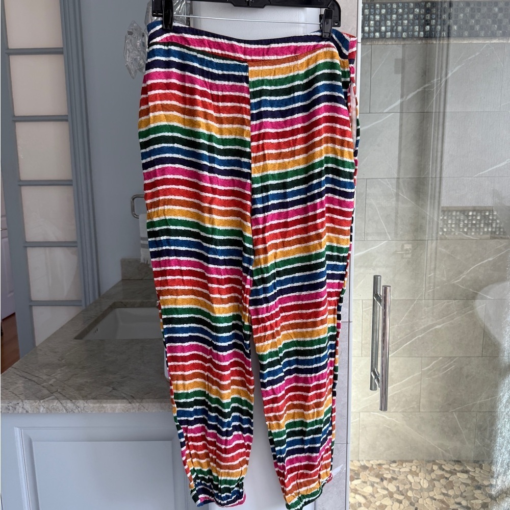 Farm Rio Rainbow Striped Joggers - Picture 3 of 13